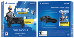 DualShock 4 Wireless Controller for PlayStation 4 - Fortnite Jet Black