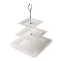 SQUARE Dish With Iron Stand