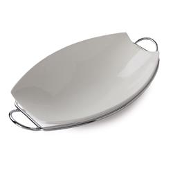 Serving Dish With Iron Stand