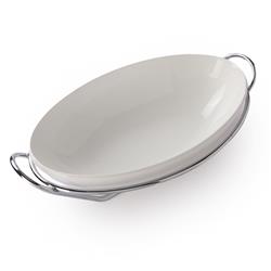 Serving Bowl With Iron Stand