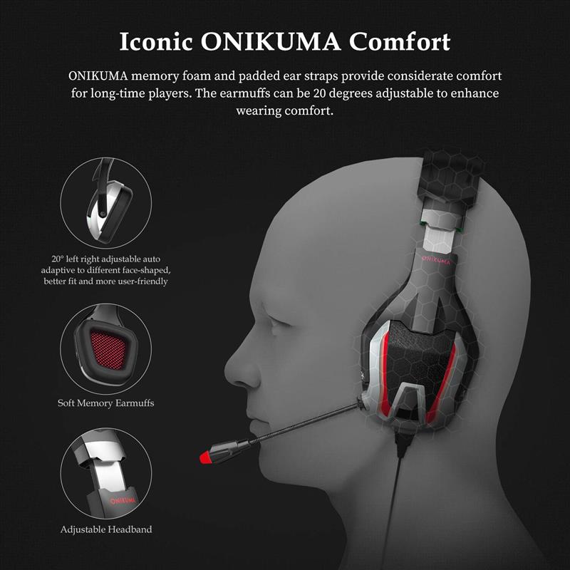 ONIKUMA K12 Gaming Headset