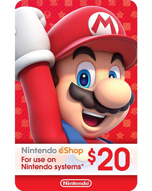 Nintendo eShop Gift Card $20 ( Digital codes )