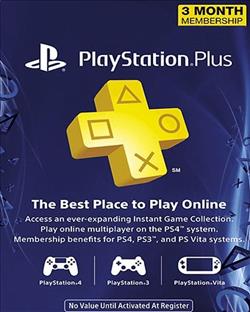 PlayStation Plus 3 month US